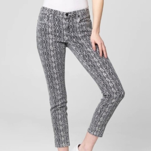 Blank NYC jeans Snake Print Pants skinny reade crop stretch NEW 30 baddie denim - Picture 3 of 5